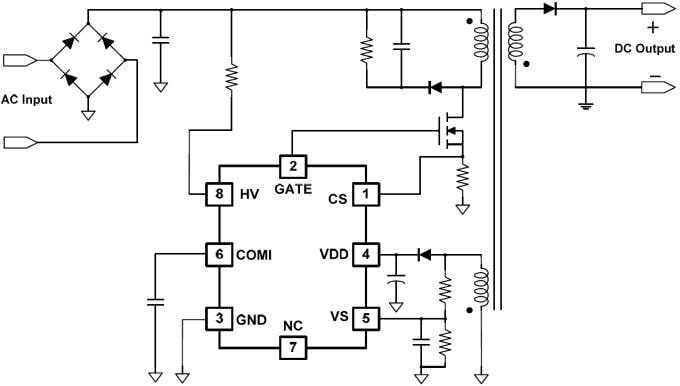 onsemi FL7733AプライマリサイドLEDドライバ