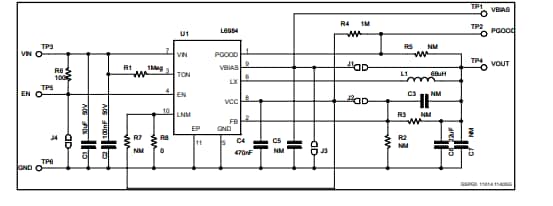 回路図 - STMicroelectronics STMicroelectronics STEVAL-ISA159V1 評価ボード