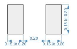 機械図面 - TDK MHQ0402PSAマルチレイヤインダクタ