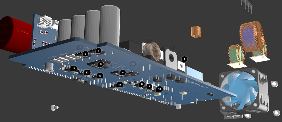 チャート - Infineon Technologies EVAL_800W_PSU_4P_C7評価ボード