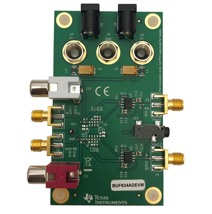 ロケーション回路 - Texas Instruments BUF634ADEVM評価モジュール（EVM）