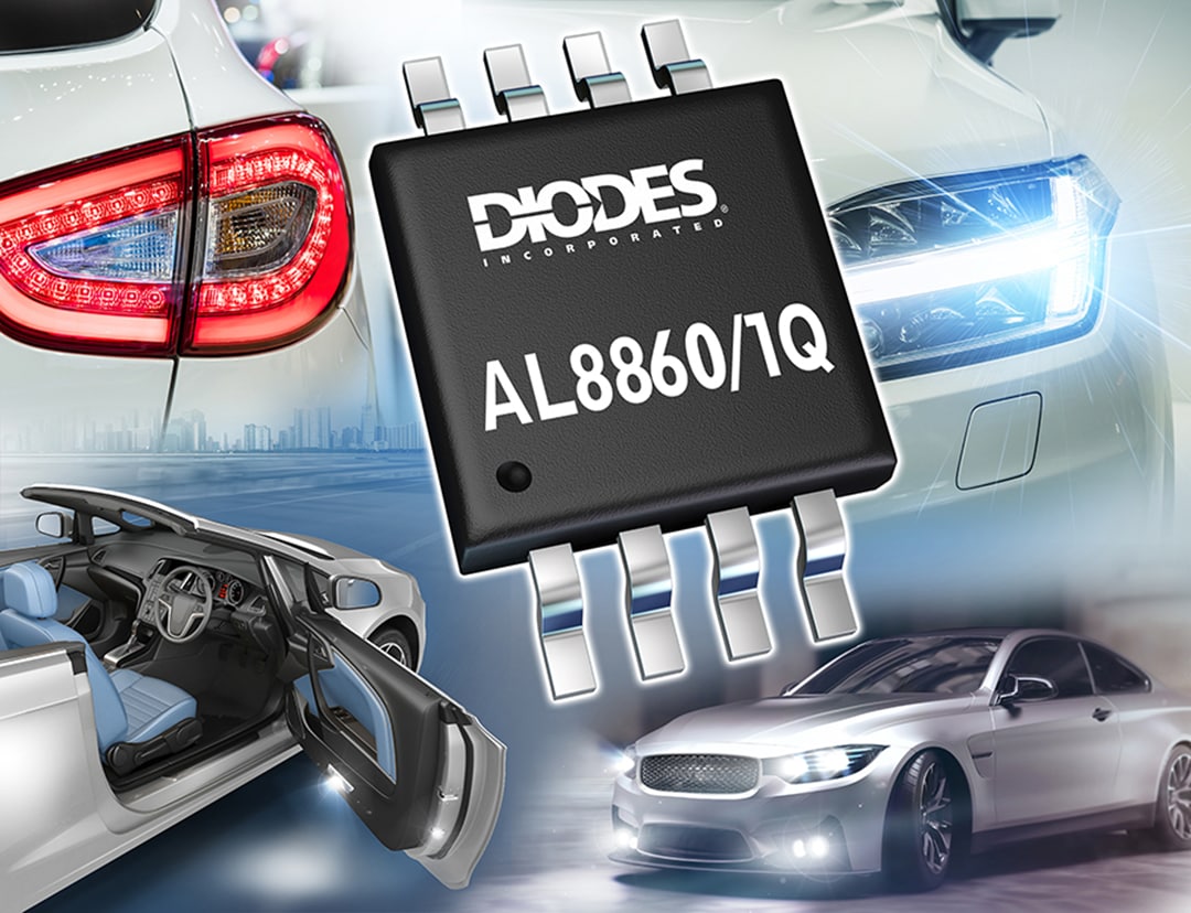 Diodes Incorporated AL8860Q & AL8861Q車載グレードLEDドライバ
