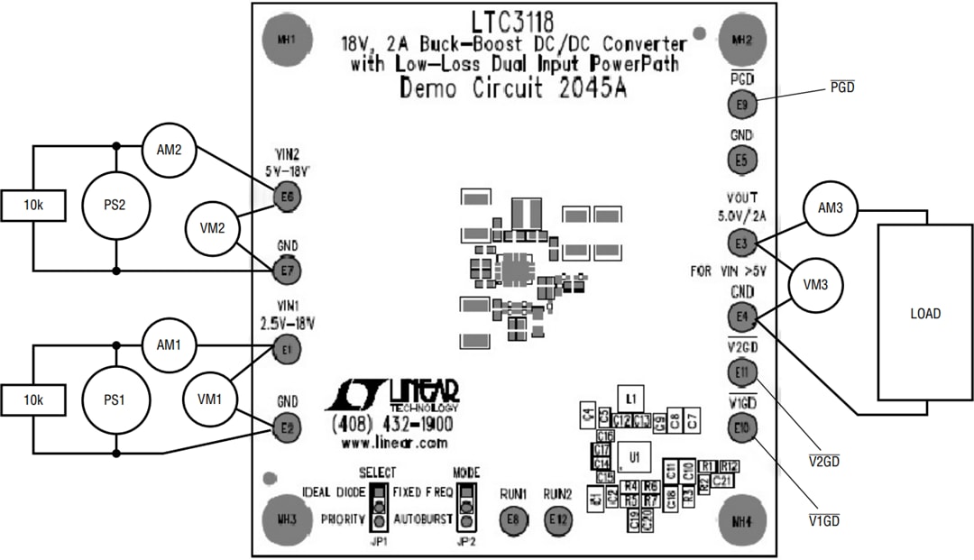 機械図面 - Analog Devices Inc. DC2045Aデモ回路ボード
