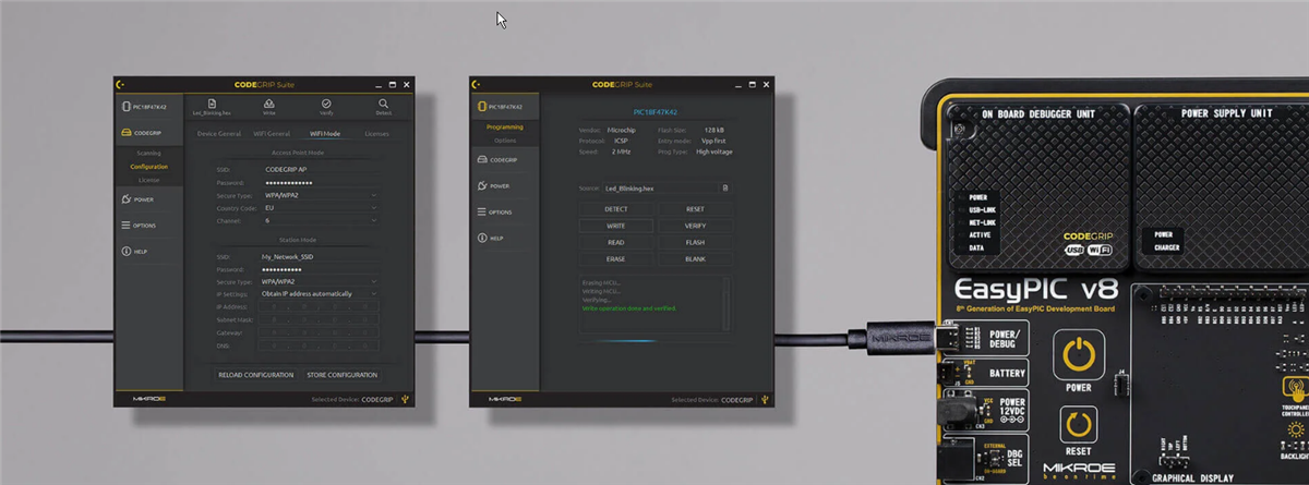Mikroe MIKROE-3614 Easypic v8開発ボード