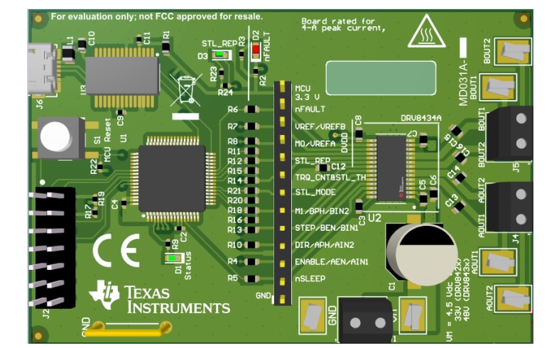 Texas Instruments DRV8434AEVM評価モジュール