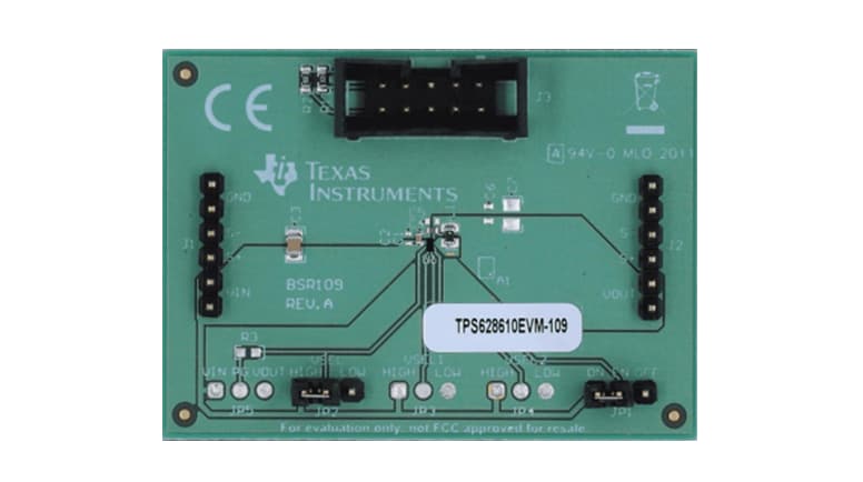機械図面 - Texas Instruments TPS62861xEVM-109評価モジュール（EVM）