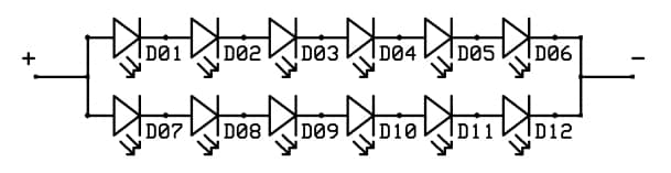 Schematic - New Energy Luminus UV-C Linear LED Modules Schematic - New Energy Luminus UV-C Linear LED Modules