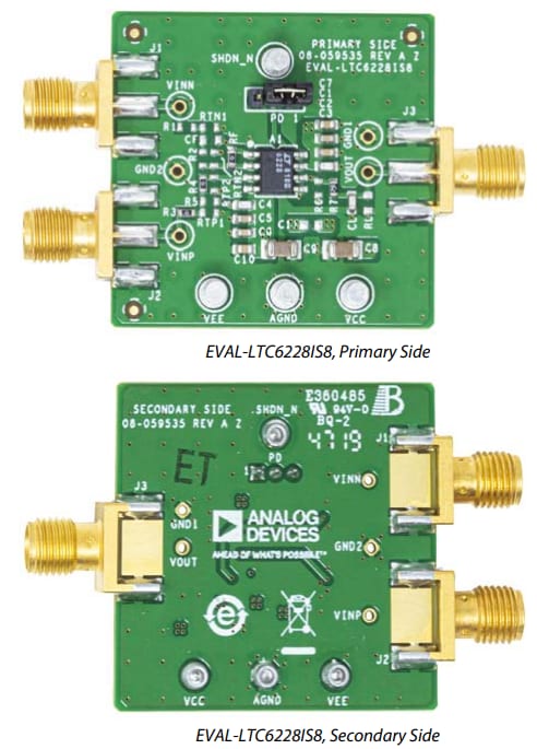 Analog Devices Inc. EVAL-LTC6228IS8評価ボード
