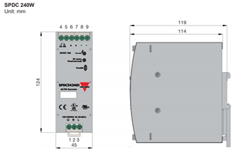 Carlo Gavazzi SPDM Economical Slimline Power Supplies