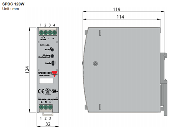 Carlo Gavazzi SPDM Economical Slimline Power Supplies