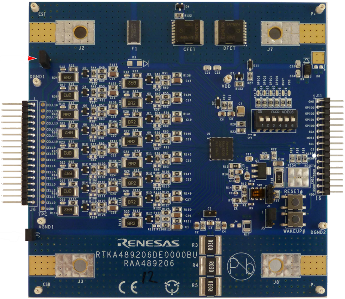 機械図面 - Renesas Electronics RTKA489206DK0000BU 評価ボード