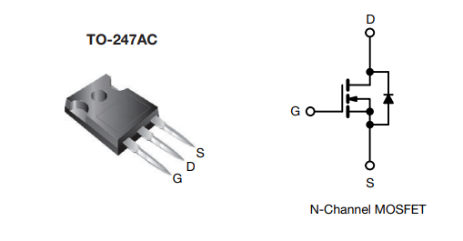 アプリケーション回路図 - Vishay / Siliconix SiHG080N60E EシリーズパワーMOSFET