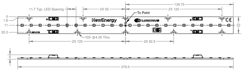 New Energy Salud MP3030 Linear LED Modules New Energy Salud MP3030 Linear LED Modules
