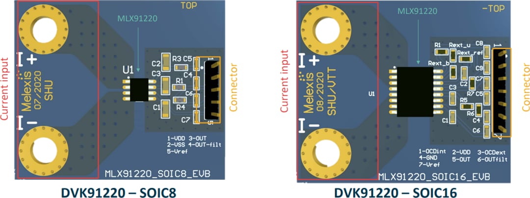 Melexis DVK91220 Current Sensor Development Kits Melexis DVK91220 Current Sensor Development Kits