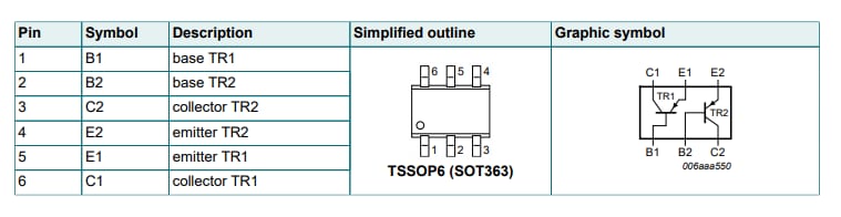 アプリケーション回路図 - Nexperia PMP3906RAES/-Q PNP/PNP整合ダブルトランジスタ アプリケーション回路図 - Nexperia PMP3906RAES/-Q PNP/PNP整合ダブルトランジスタ