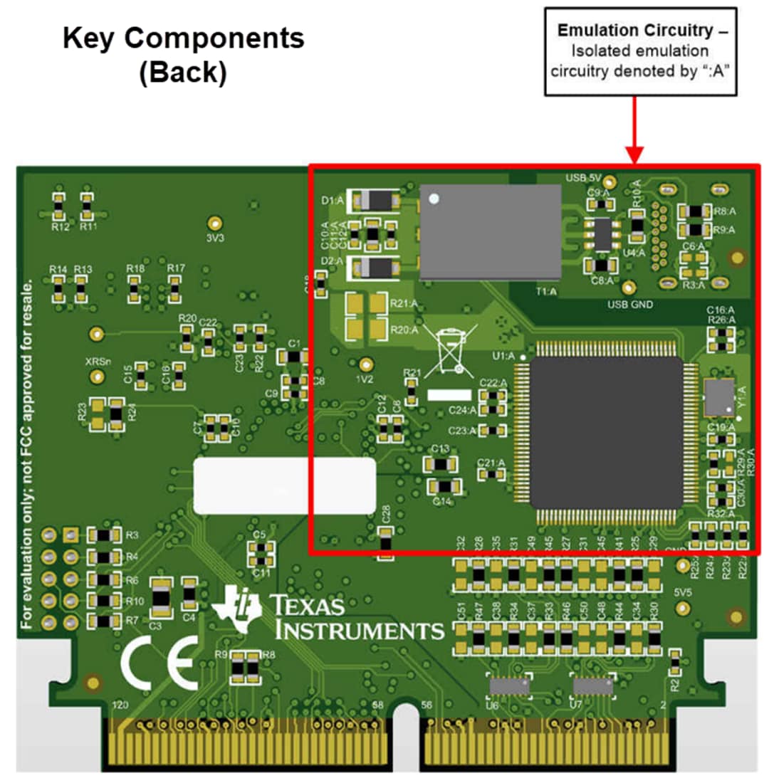 機械図面 - Texas Instruments TMDSCNCD280039C ControlCARD評価モジュール