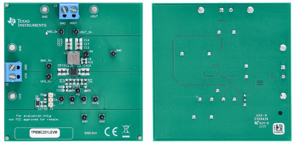 Texas Instruments TPS56C231LEVM評価モジュール