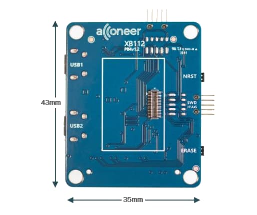 Acconeer XB112 Radar Breakout Board Acconeer XB112 Radar Breakout Board