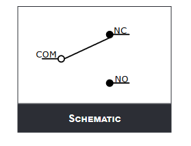 Schematic - E-Switch WS1 & WS2 Snap-Action Switches Schematic - E-Switch WS1 & WS2 Snap-Action Switches