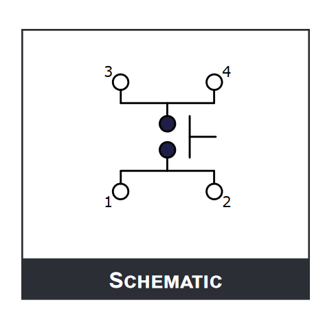 Schematic - E-Switch TL1016 Miniature Edge-Mount Tactile Switches Schematic - E-Switch TL1016 Miniature Edge-Mount Tactile Switches