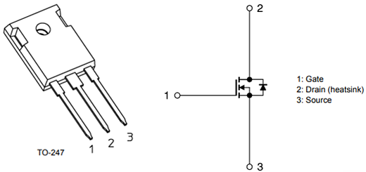 機械図面 - Toshiba 650V & 1200V第3世代炭化ケイ素MOSFET 機械図面 - Toshiba 650V & 1200V第3世代炭化ケイ素MOSFET