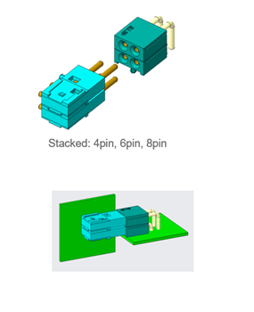 TE Connectivity ICCONスリムパワー ピンとソケット