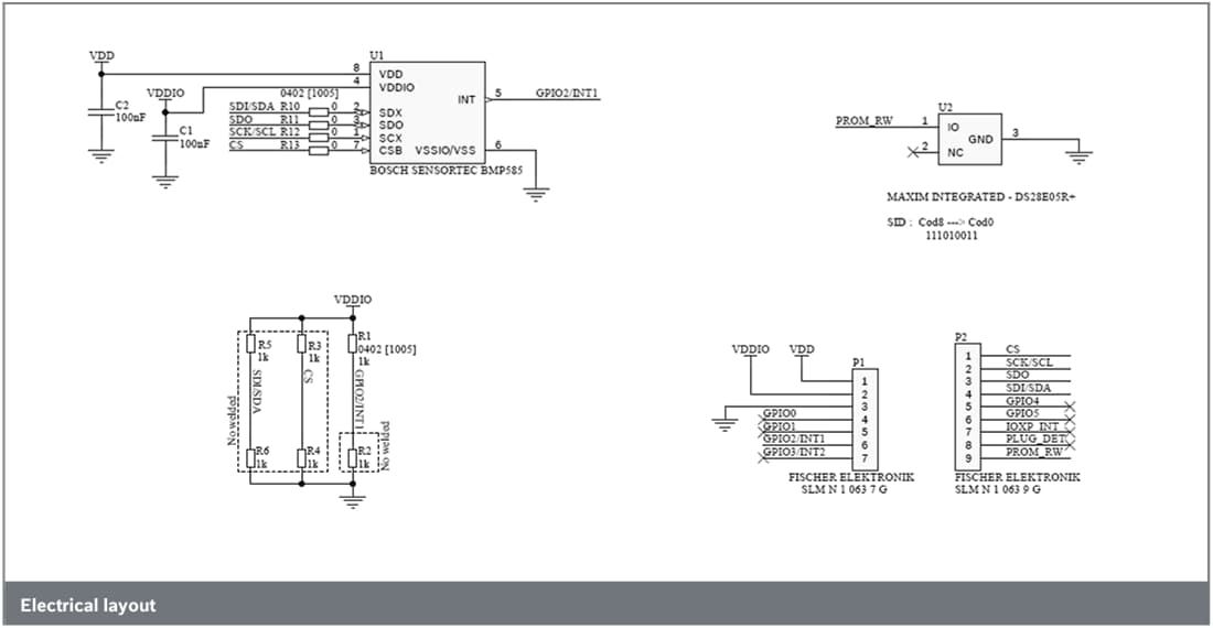 機械図面 - Bosch BMP585 シャトルボード　3.0
