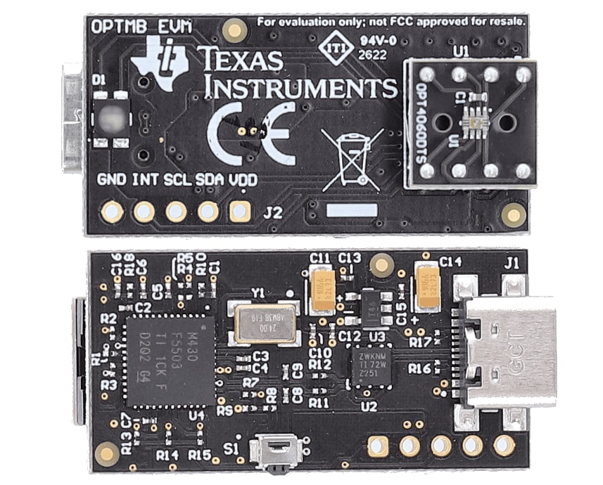 Texas Instruments OPT4060DTSEVM 評価モジュール