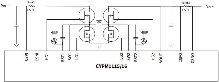 回路図 - Infineon Technologies EZ-PD™ PMG1-B1 USB Type-C高電圧MCU 回路図 - Infineon Technologies EZ-PD™ PMG1-B1 USB Type-C高電圧MCU