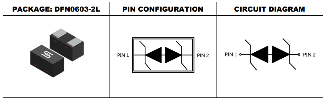 Taiwan Semiconductor Bi-directional ESD Protection Diodes Taiwan Semiconductor Bi-directional ESD Protection Diodes