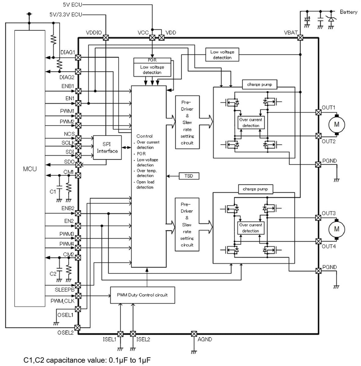 ブロック図 - Toshiba Bi-CMOSリニア集積回路 ブロック図 - Toshiba Bi-CMOSリニア集積回路