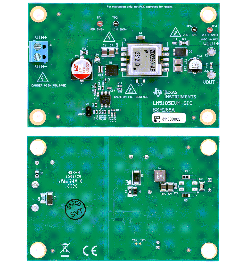 Texas Instruments LM5185EVM-SIO 評価モジュール