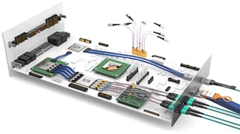 インフォグラフィック - Samtec FireFly™ミッドボード光トランシーバソリューション