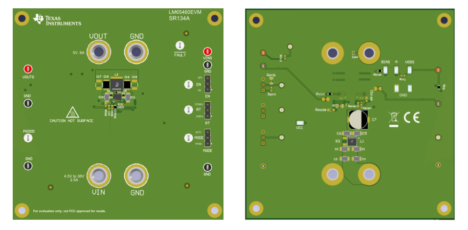 Texas Instruments LM65460EVM評価モジュール