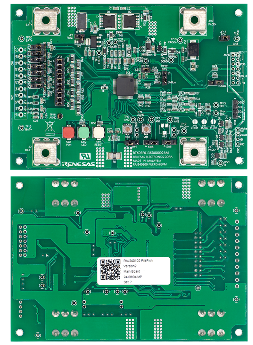 ロケーション回路 - Renesas Electronics RAJ240090/100 R-BMS F 評価キット