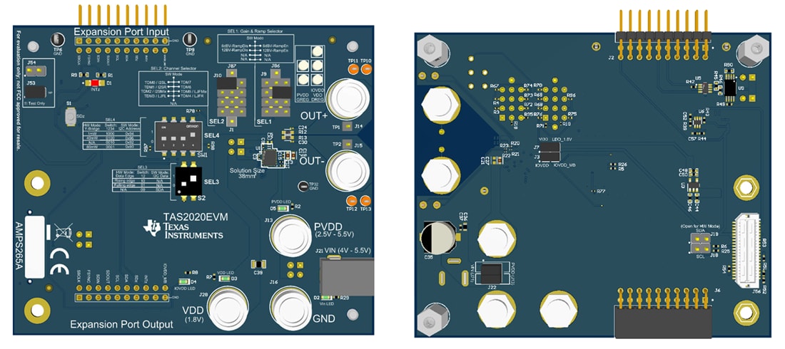 Texas Instruments TAS2020EVM評価モジュール