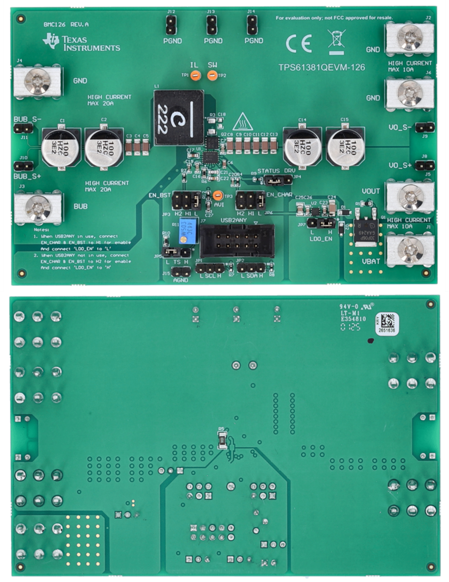Texas Instruments TPS61381QEVM-126評価モジュール
