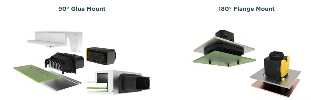 チャート - TE Connectivity ヘビーデューティー防水型コネクタヘッダ (ライトアングル、垂直、水平)