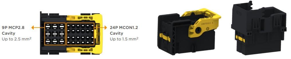 チャート - TE Connectivity 非密閉型 33極 コネクタ