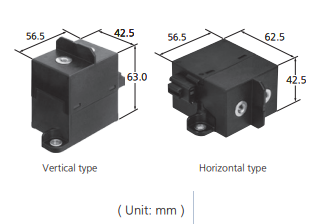 機械図面 - Panasonic Industrial Devices EV-Bリレー