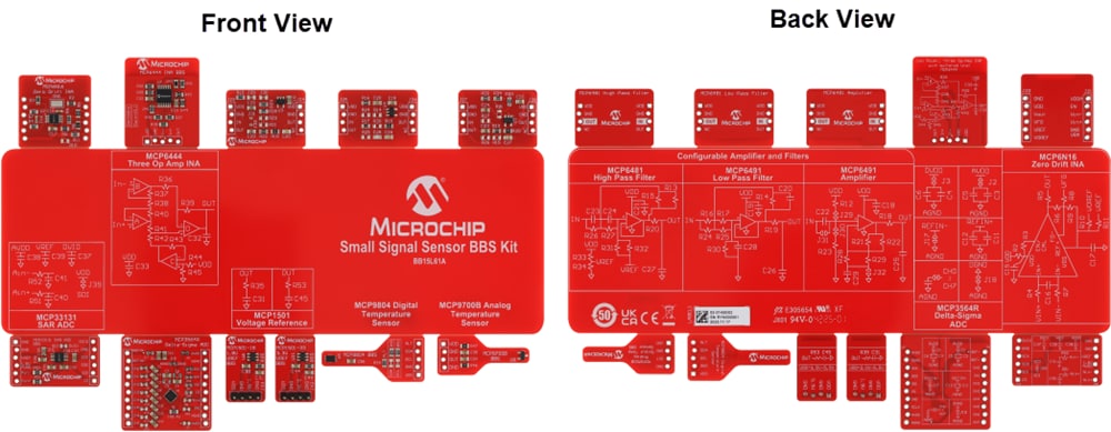 機械図面 - Microchip Technology BB15L61A小型信号センサBBSキット