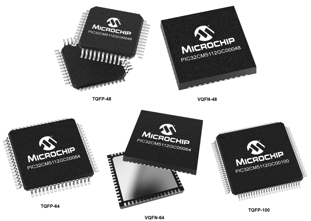 チャート - Microchip Technology PIC32CM GC 32ビットArm® Cortex®-M23 MCU