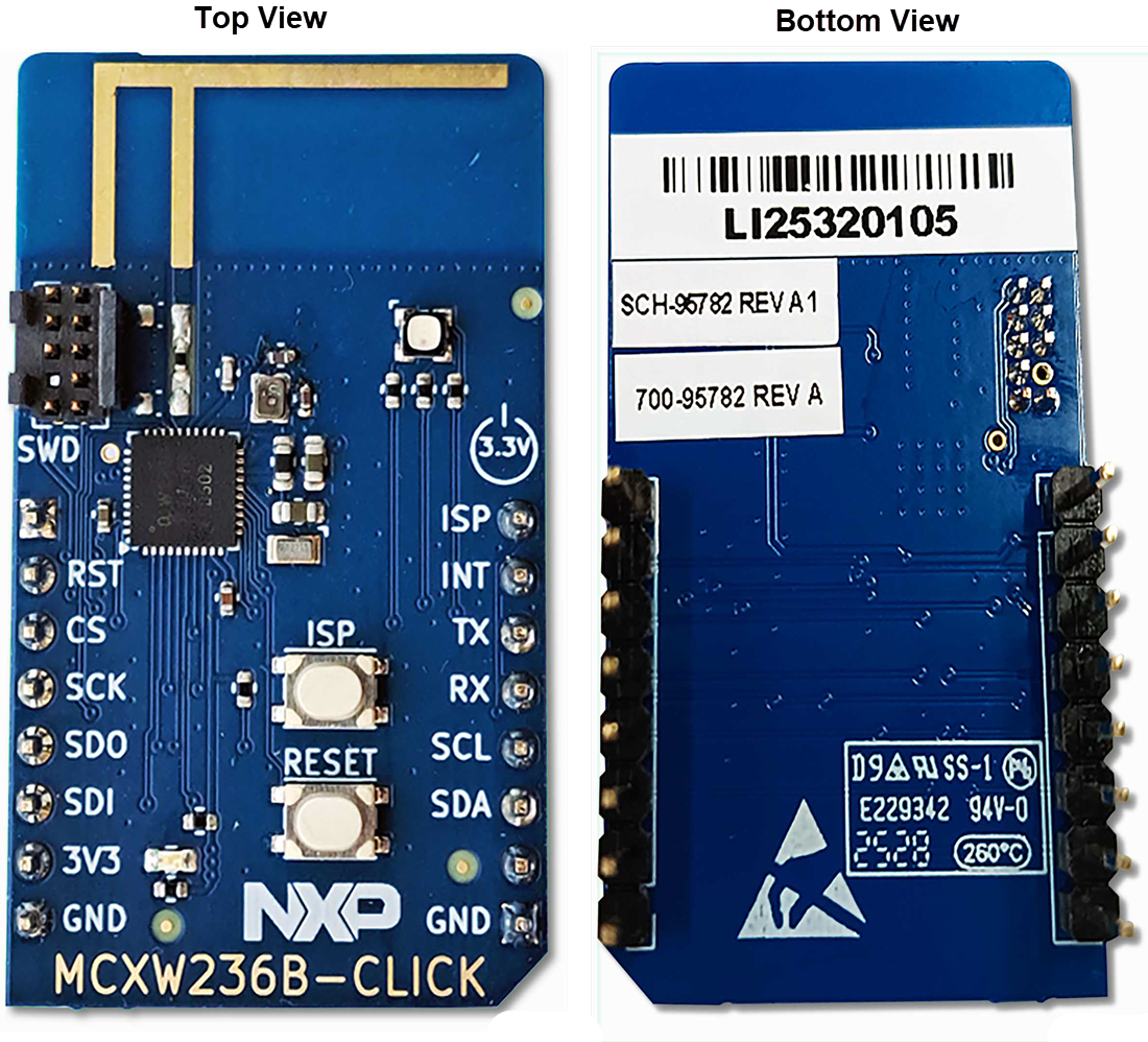 NXP Semiconductors MCXW236B-CLICK アドオンボード