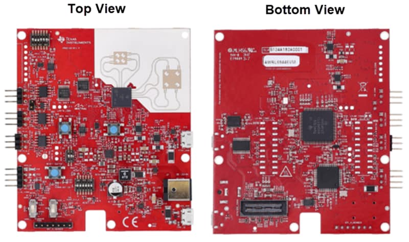 機械図面 - Texas Instruments xWRL6844EVM評価モジュール（EVM）