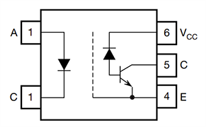 回路図 - Vishay Semiconductors VOMHA43A 車載用高速カプラ