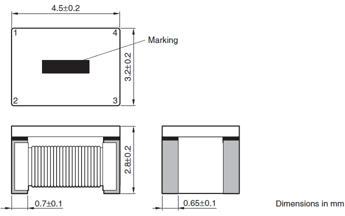 ACT45Bの寸法 ACT45Bの寸法
