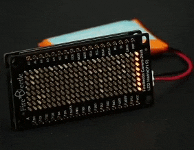 24×8 LEDマトリックス・ディスプレイ