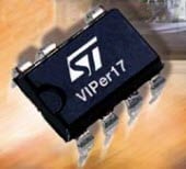 STMicroelectronics VIPer17固定周波数高性能オフライン高電圧コンバータ