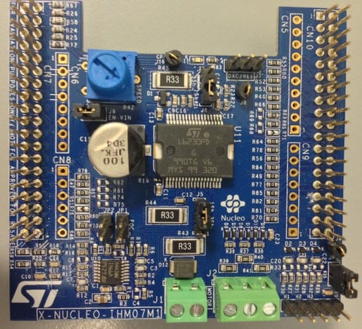X-NUCLEO-IHM07M1 3相ブラシレスモータドライバ拡張ボード