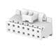 TE Connectivity 2MM-HPI-HSG-2R-07-XX-XX-X-N-BLK